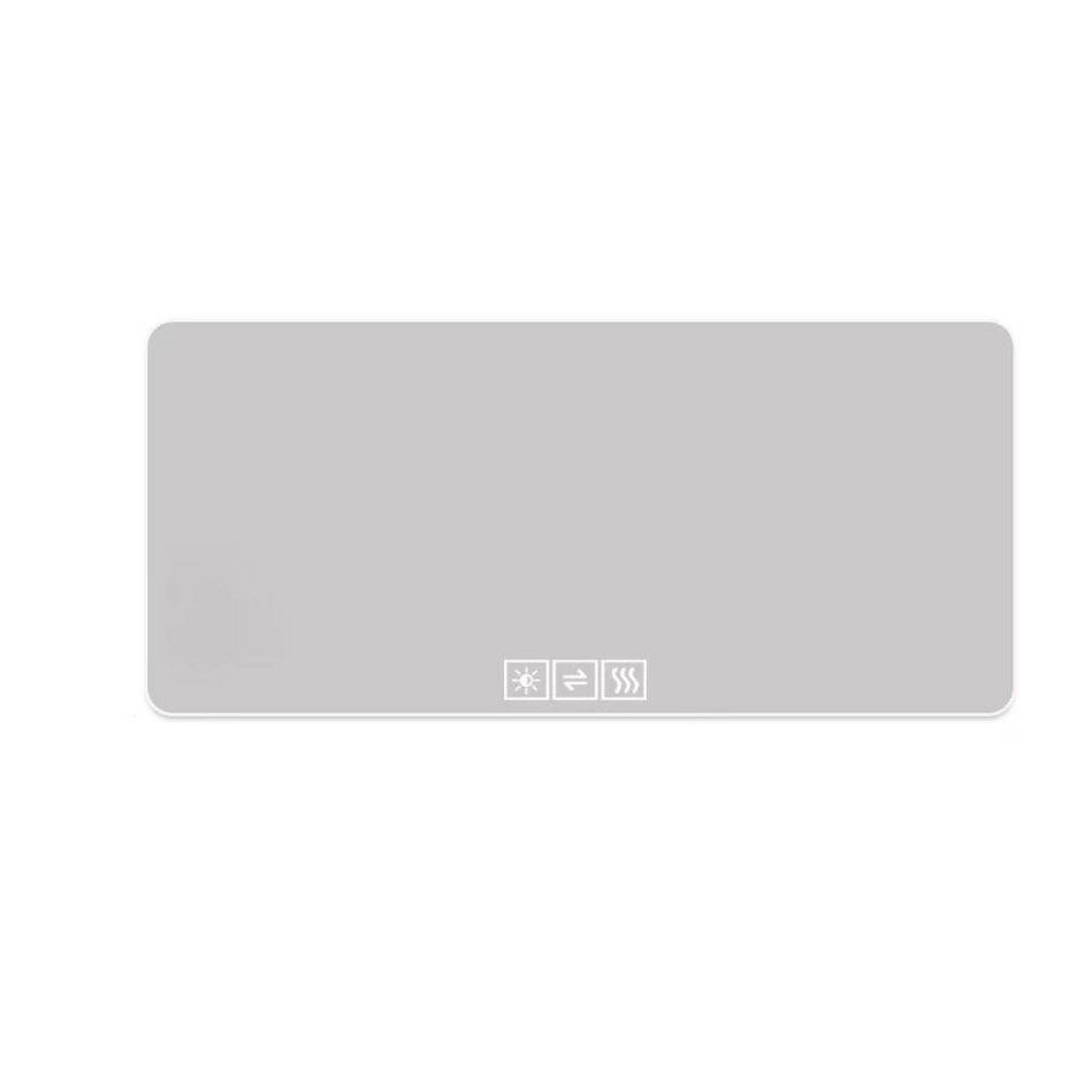 48.00 in. W x 24.00 in. H Rectangular Frameless Rounded Corner Wall Bathroom Vanity Mirror in Silver price history on PriceWatchPro