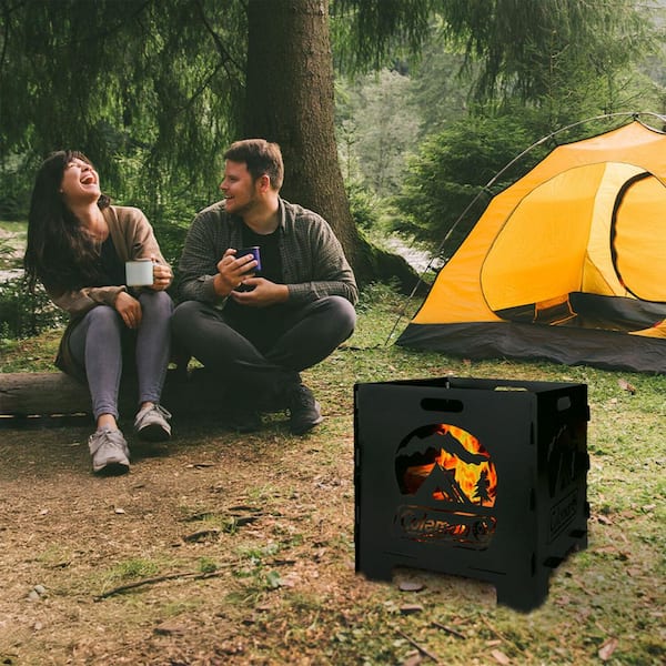 Coleman Pack-A-Way 20 in. Outdoor Wood Burning Portable Fire Pit