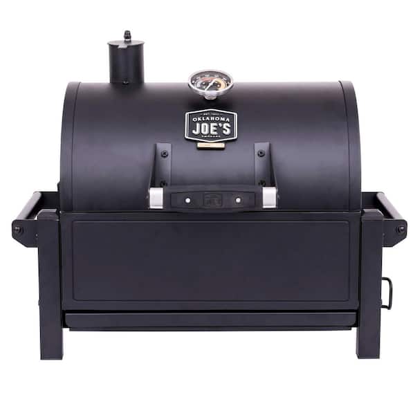 Rambler Portable Charcoal Grill with 218 sq. in. Cooking Area in Black