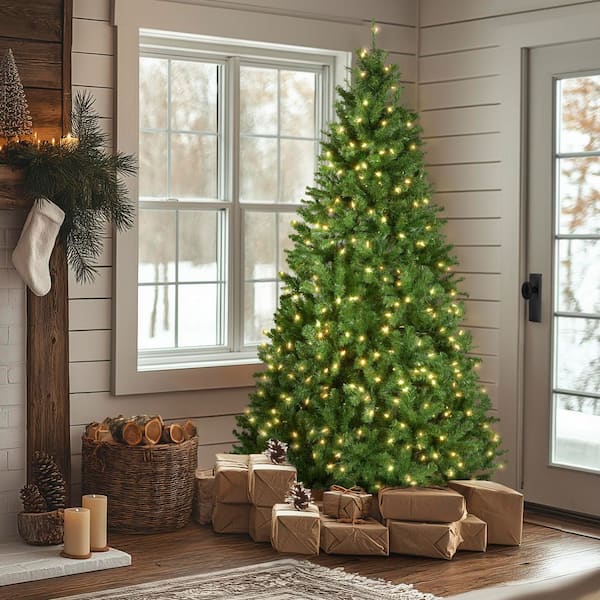 National Tree Company 7.5 ft. PowerConnect North Valley Spruce LED