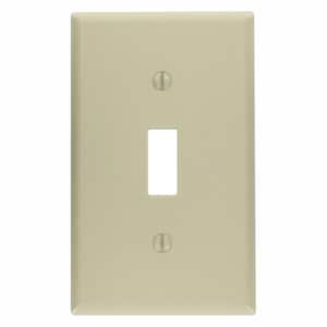 1-Gang Light Almond Toggle Plastic Standard Wall Plate (10-Pack) 78001-TMP