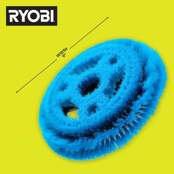 RYOBI Soft Bristle and Hard Bristle Brush Cleaning Kit (4-Piece)  A95SBK1-A95HBK1 - The Home Depot