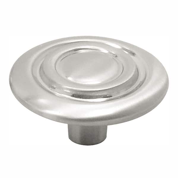 HICKORY HARDWARE Cavalier 1-3/8 in. Satin Nickel Cabinet Knob