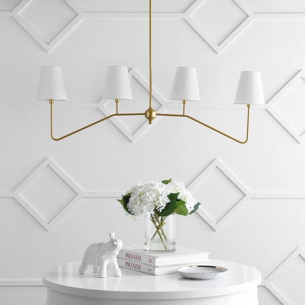 torian pendant lamp S、Lサイズ JONATHAN Y Signe 47.5 40-Watt 4-Light Gold Classic