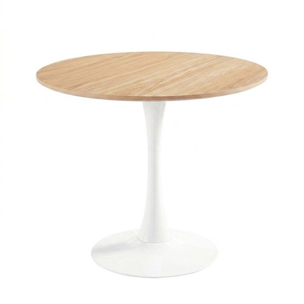 Oak MDF Tabletop 31.5 in. W Pedestal Dining Table Seats 2 price history on PriceWatchPro