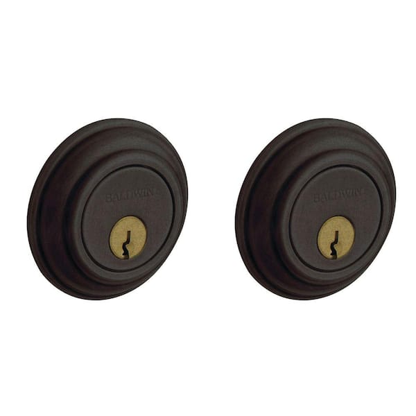 Baldwin Traditional Distressed Oil Rubbed Bronze Double Cylinder Deadbolt