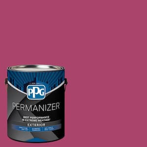 1 gal. PPG1182-7 Fuchsia Flock Semi-Gloss Exterior Paint