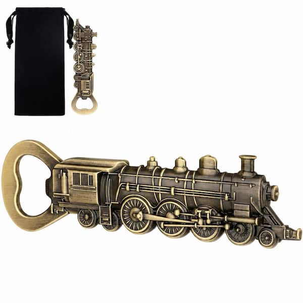 Steam Train Bottle Opener, Unique Beer Opener for Men, Dad, Boyfriend, Birthday Gifts