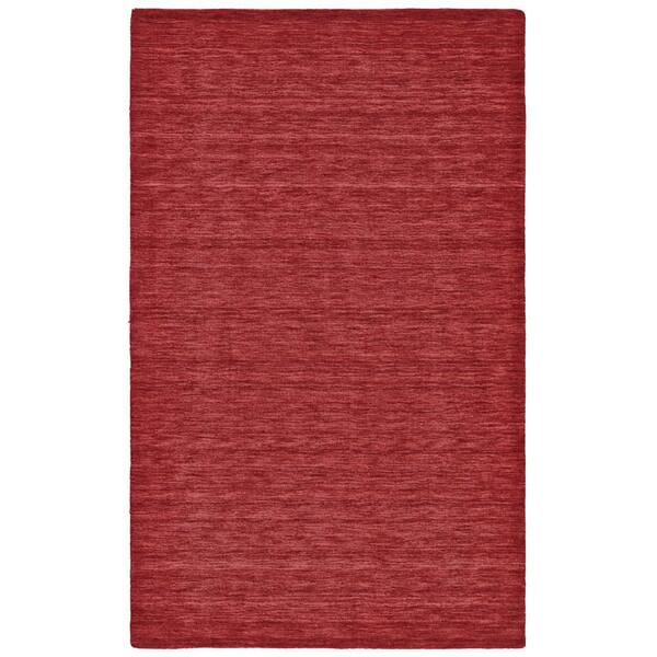 Weave & Wander Celano Red 2 ft. x 4 ft. Solid Area Rug