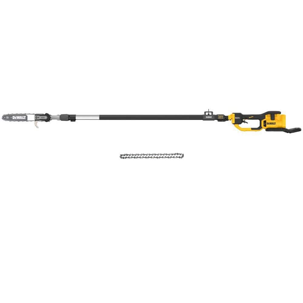 FLEXVOLT 60V MAX 10 in. Cordless Battery Powered Telescoping Pole Saw (Tool Only) with 10 in. 34 Link Replacement Chain price history on PriceWatchPro