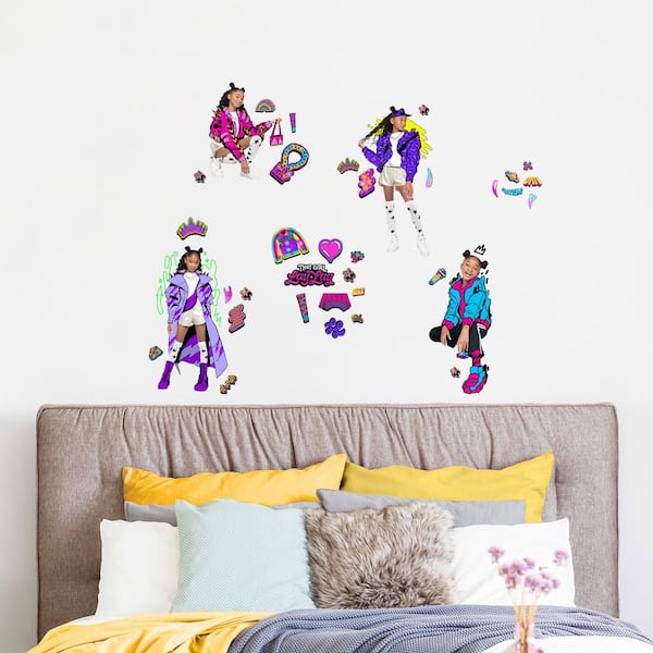 Trolls 3 Band Together with Glitter Wall Decals – RoomMates Decor