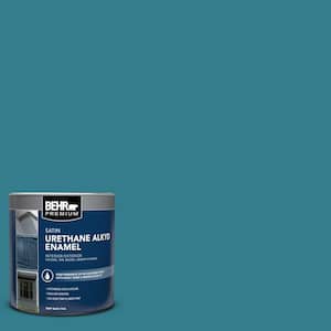 1 qt. Home Decorators Collection #HDC-CL-27 Calypso Blue Satin Enamel Urethane Alkyd Interior/Exterior Paint