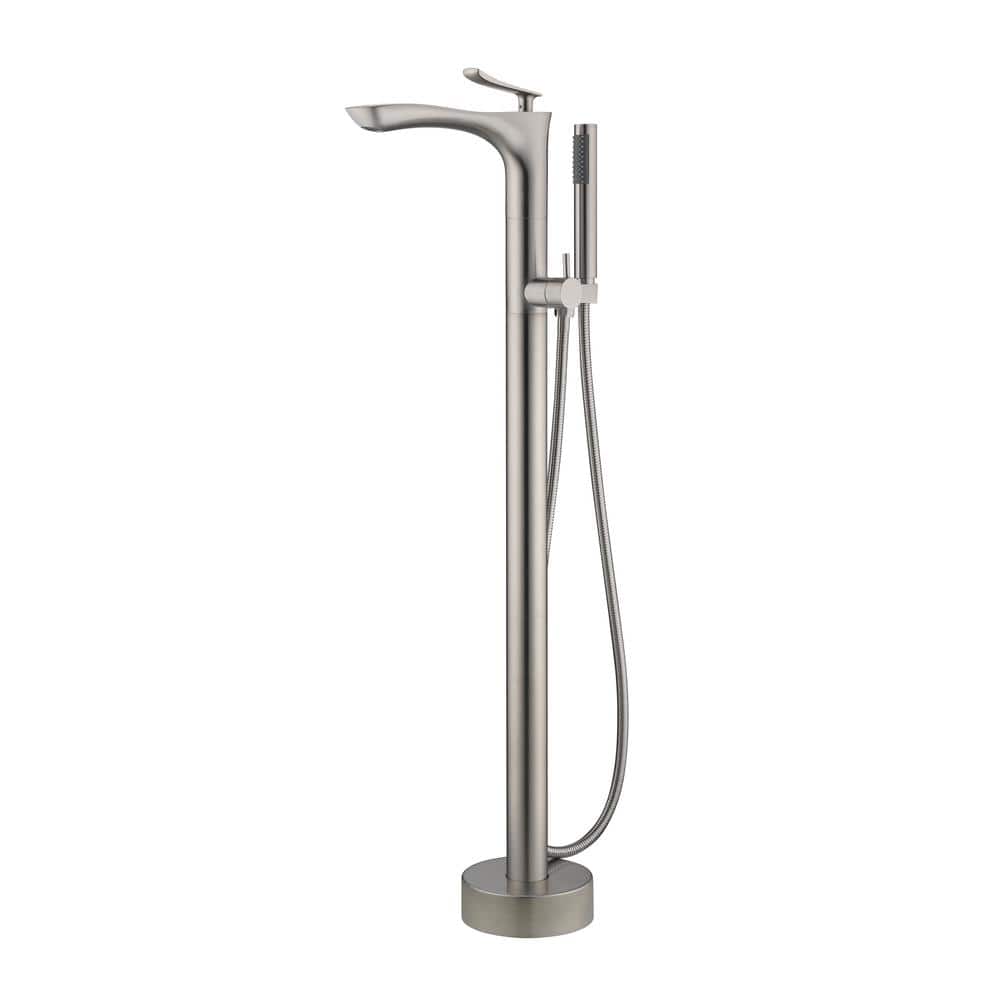 Kayla Single-Handle Freestanding Tub Faucet with Hand Shower in Brushed Nickel price history on PriceWatchPro