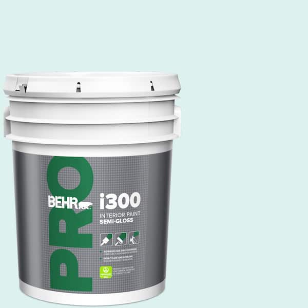 BEHR PRO 5 gal. #500C-2 Aqua Pura Semi-Gloss Interior Paint
