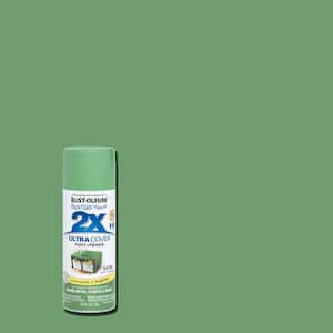 12 oz. Satin Leafy Green General Purpose Spray Paint (6-Pack)