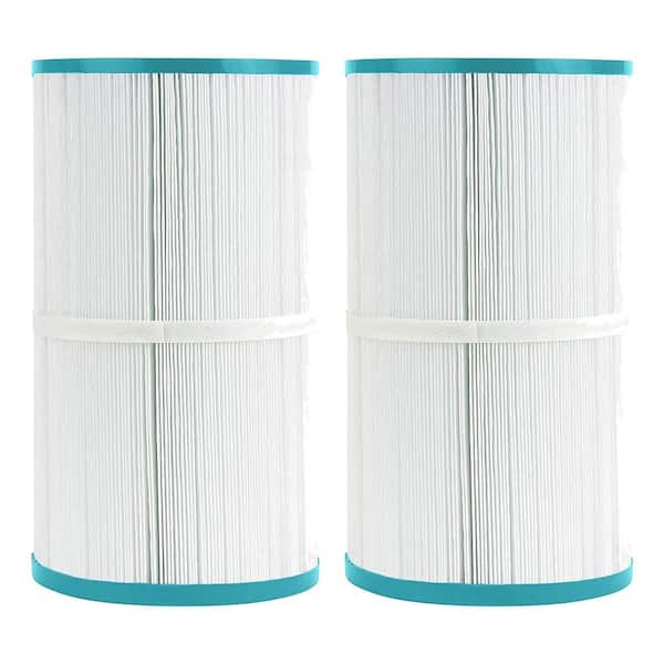 Replacement Spa Filter Cartridge for PJW-50 & Unicel C-5300, 200 sq. ft Filtration Area, 2 Pack