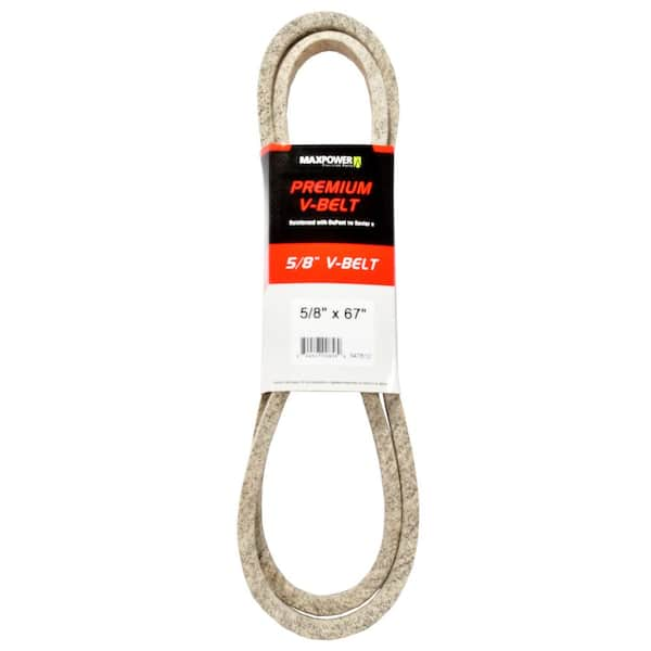 MaxPower 5/8 in. x 67 in. Premium V-Belt 347612 - The Home Depot