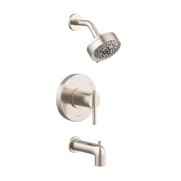 Gerber Parma Single Handle 5 Spray Tub And Shower Faucet 175 Gpm In Brushed Nickel With Treysta 0353