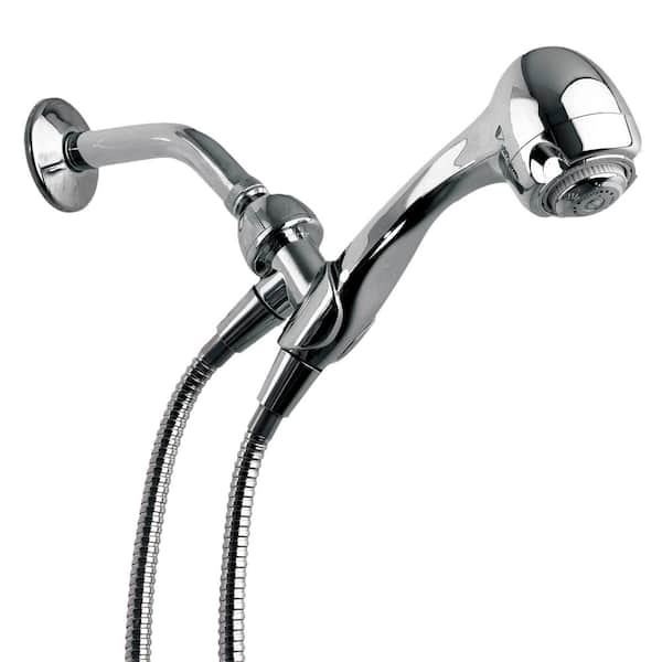 Niagara Conservation Earth Spa 3-Spray with 1.5 GPM 2.7-in. Wall Mount Handheld Shower Head in Chrome, (1-Pack)