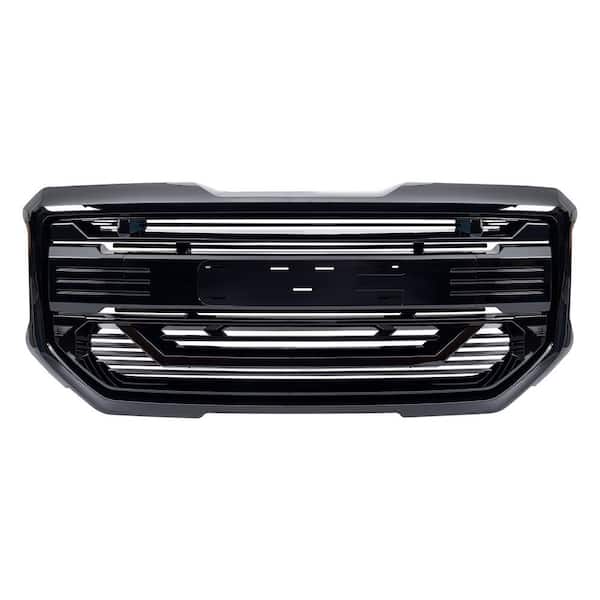 Armor Grille for 2016 to 2018 GMC Sierra 1500, Glossy Black