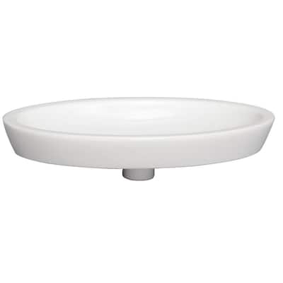 Barclay Products Resort Corner Wall-Mount Sink in White 4-1091WH
