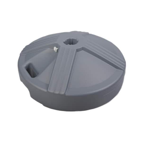 USW US Weight Durable 50 lbs. Umbrella Base Designed to be Used with a Patio Table in Grey