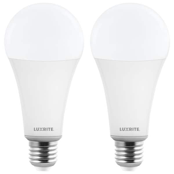 300-Watt Equivalent A23 LED Light Bulb 4000LM Dimmable 3000K, E26, A-Style,120-Volt, Damp Rated Shatter-Proof, UL 2-Pack