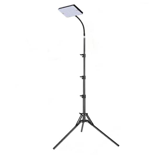 25W Adjustable 12 in. 48 in. Tripod Stand LED Grow Light w/ Smart Timer, Full Spectrum Floor Lamp for Tall Indoor Plants