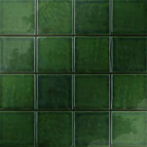 Viva Antic Verde 4 in. x 4 in. Ceramic Wall Tile (5.28 sq. ft./Case)