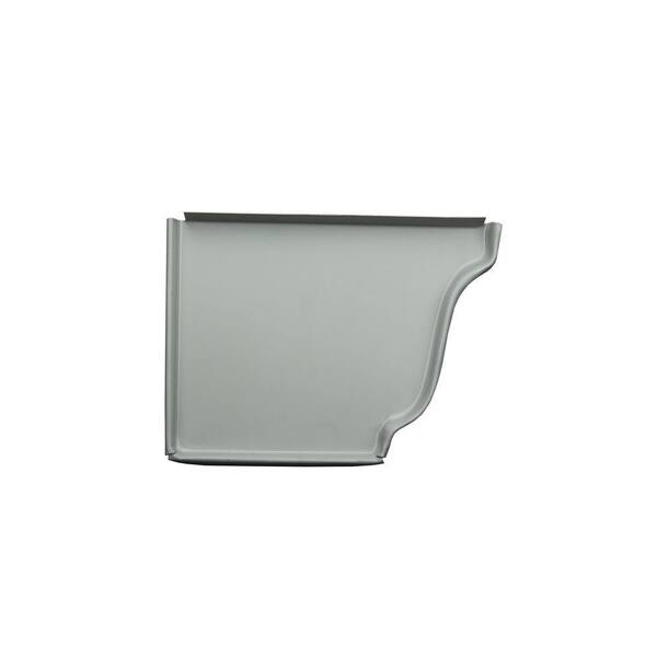 Spectra Pro Select 6 in. Pearl Gray Aluminum Left End Cap