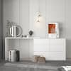 FUFU&GAGA 6-Drawer L-Shaped Chest of Drawers Cabinet with Rotatable Desktop 47.2 in. W x 51.2 in. D x 32.7 in. H KF260058-01