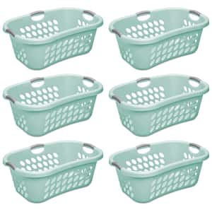 Ultra HipHold 1.25 Bushel Plastic Clothes Laundry Basket (6-Pack)