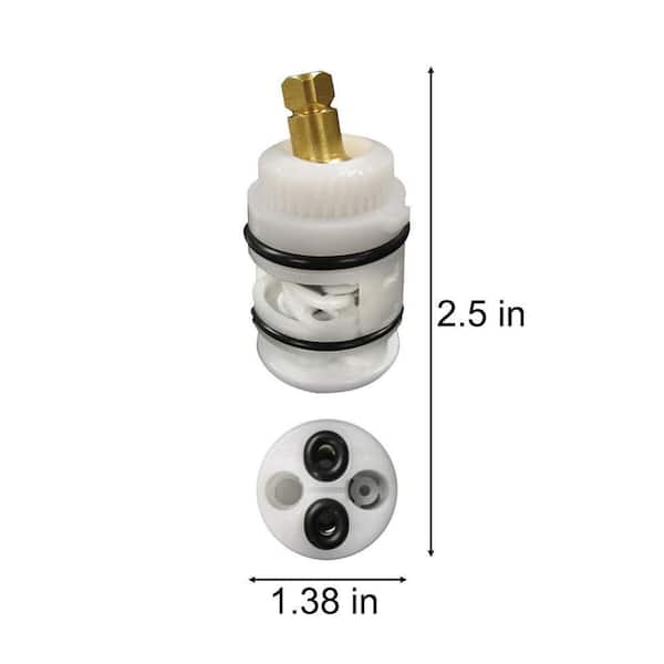 2 1/2 in. Square Broach Single Lever Cartridge for Valley