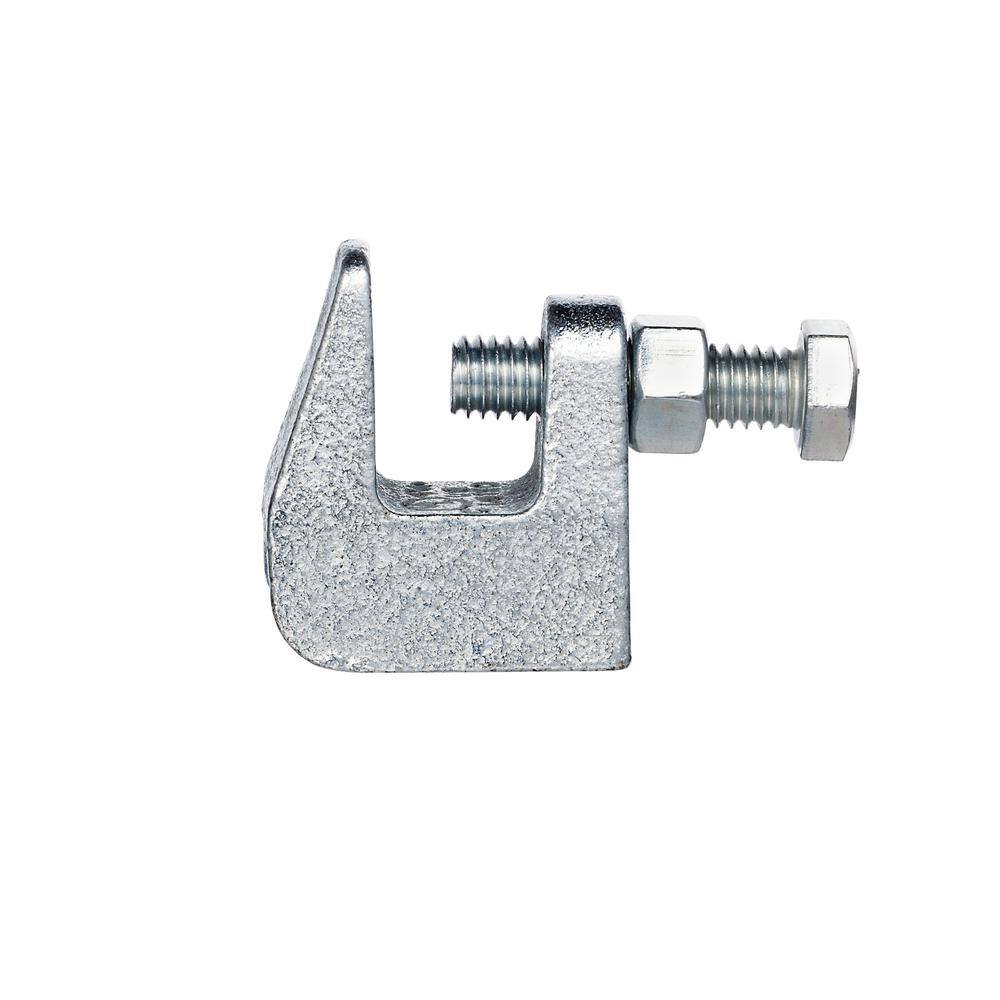 Galvanized Metal 0.375" Top Beam Pipe Clamp