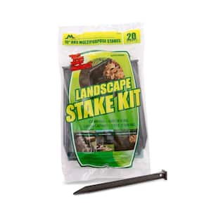 Master Mark Plastics 99310 Terrace Board 10 Inch 10 Pack 10 Per Pack .2 Pack Brown Stakes, 