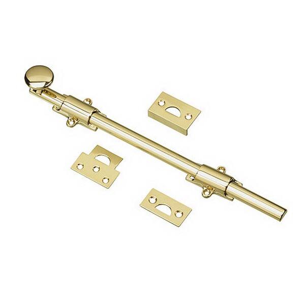 Richelieu Hardware 12 in. Brass Surface Bolt Kit