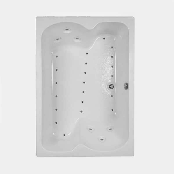 60 in. Rectangular Drop-in Air Bathtub in Biscuit 60 in. Rectangular Drop-in Air Bathtub in Biscuit