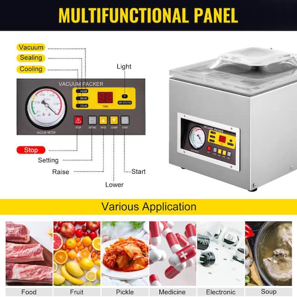 Electric Vacuum Sealer Packaging Machine For Home Kitchen