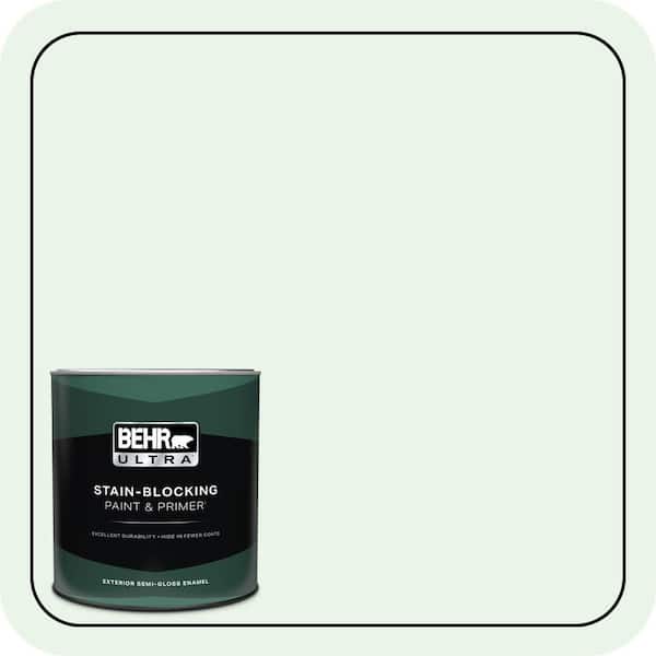 BEHR ULTRA 1 qt. #460A-1 Bubble Semi-Gloss Enamel Exterior Paint & Primer