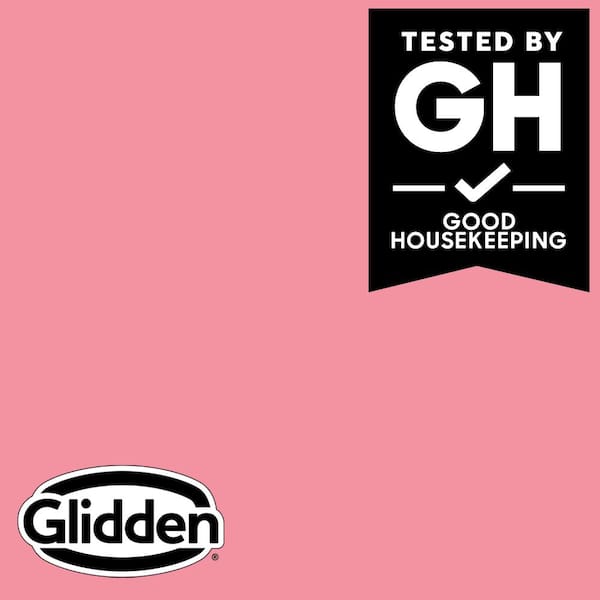 Glidden Premium 1 gal. PPG1184-4 Pink Punch Satin Interior Latex Paint