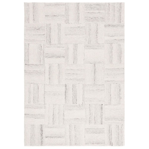 Pine 5 ft. x 8 ft. Ivory/Gray Area Rug