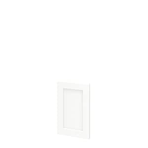 Shaker Full Overlay 11.56 in. W x 17.5 in. H Decorative Door Wall End Panel in Linen White