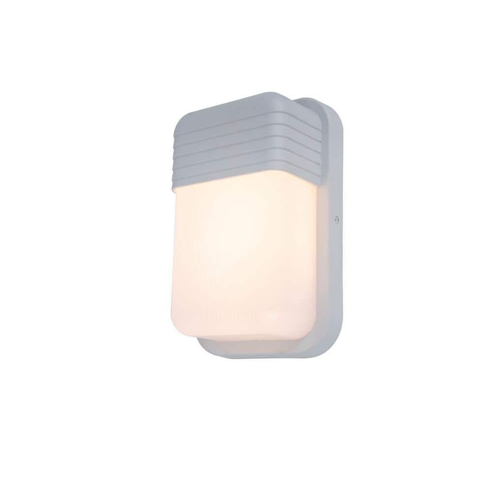 Coastal Coronado White Outdoor Integrated LED Bulkhead Wall Lantern price history on PriceWatchPro