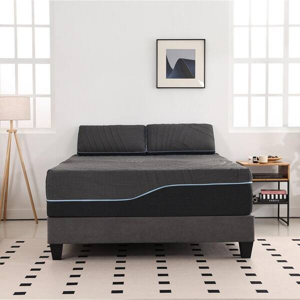 MLILY Ego Platinum Twin Firm Copper Gel Memory Foam 14 in. Bed-in-a-Box Mattress