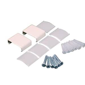 Wiremold Non-Metallic PVC Raceway Accessory Set, White