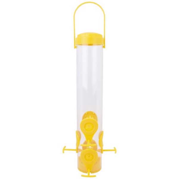 Finch 1.5 lb. Plastic Tube Bird Feeder 6-Ports