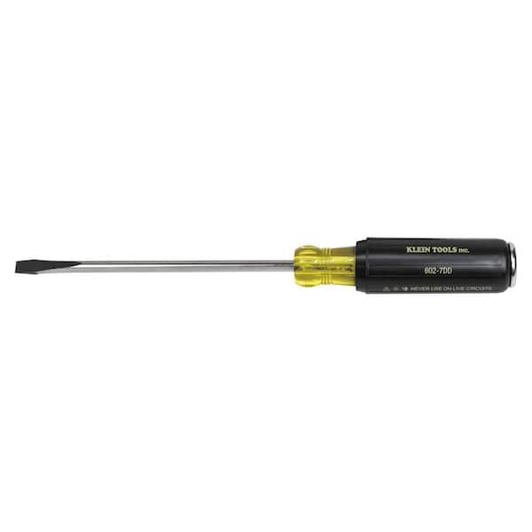 5/16 in. Keystone-Tip Flat Head Demolition Driver with 6 in. Round Shank