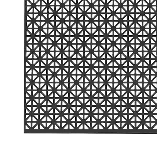 24 in. x 36 in. Union Jack Aluminum in Black