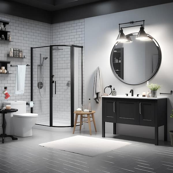 14-Pieces Matte Black Bathroom Accessories Set, Stainless Steel Bathroom newest