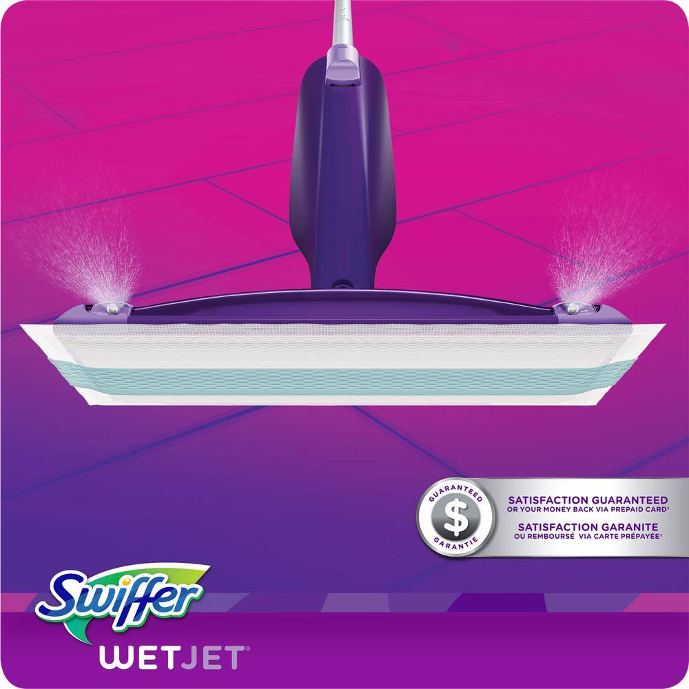 Swiffer WetJet Purple Spray Mop Kit with Pads and Solution